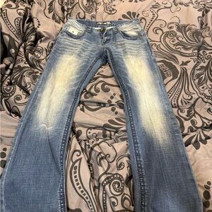 Stylish Blue Bootcut Men's Jeans
